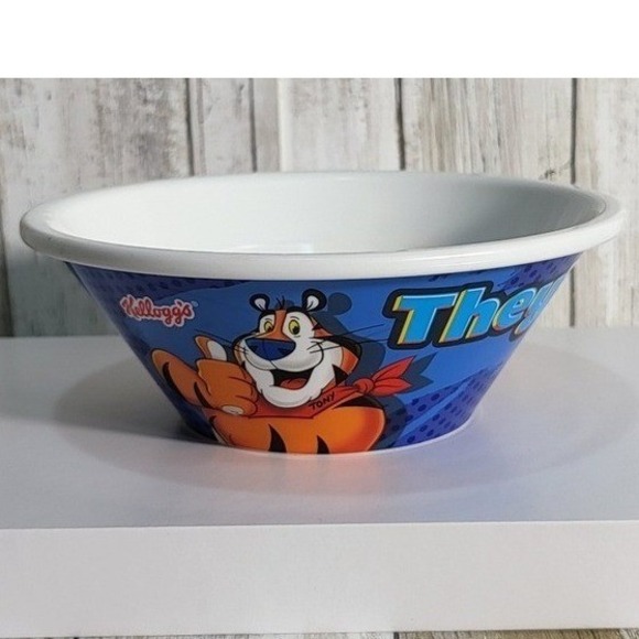 Vintage Tony The Tiger Frosted Flakes Cereal Bowl, Theyre Grreat‎ - Picture 2 of 7